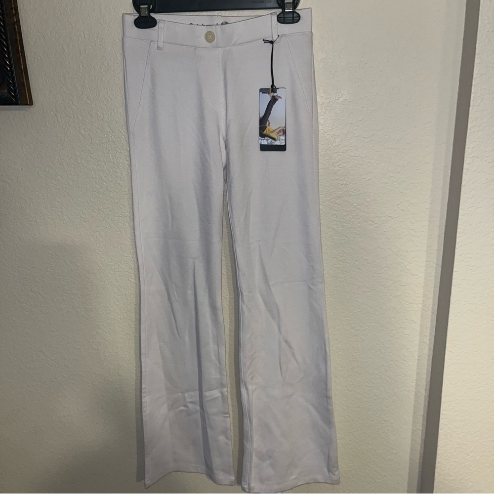 Beta Brand Two-Pocket Straight-Leg Dress Pant Yoga Pants Size XS New With Tags